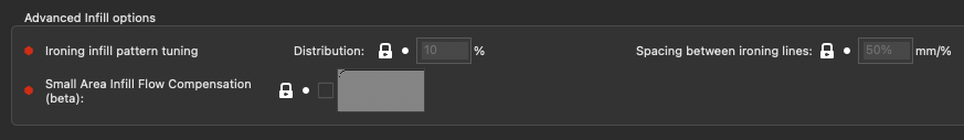 image Advanced Infill options