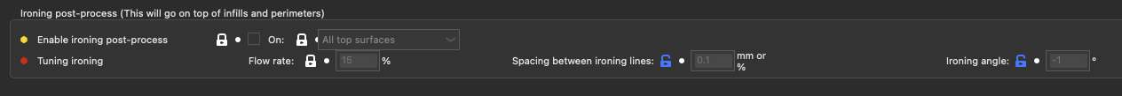 image Ironing post-process